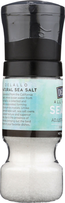 DELALLO: Seasoning Sea Salt Grinder, 7.5 oz - No Brand For Less 