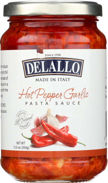 DELALLO: Sauce Garlic Pepper Hot, 12.3 oz - No Brand For Less 