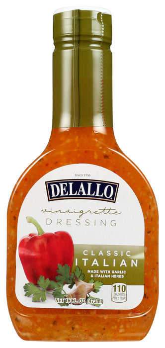 DELALLO: Dressing Italian Classic, 16 oz - No Brand For Less 