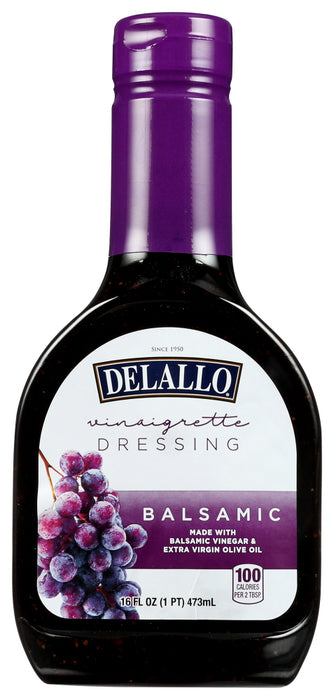 DELALLO: Dressing Vinaigrette Balsamic, 16 oz - No Brand For Less 