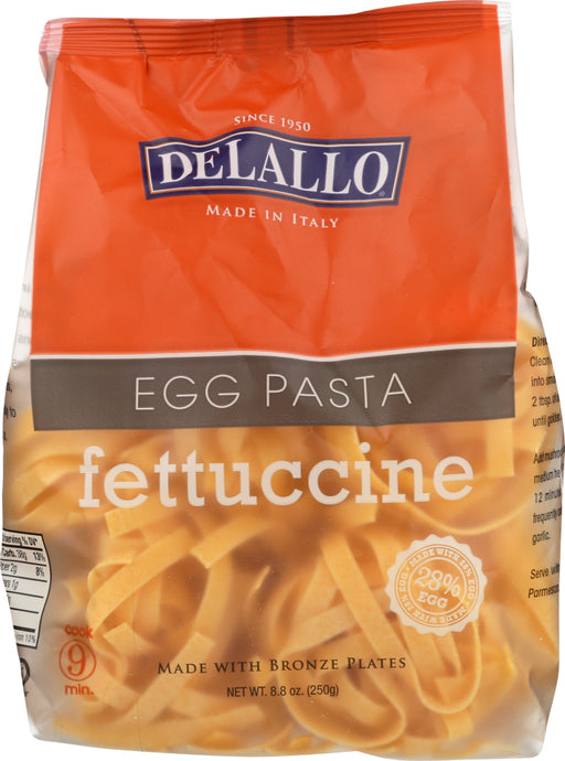 DELALLO: Pasta Egg Fettuccine, 8.8 oz - No Brand For Less 