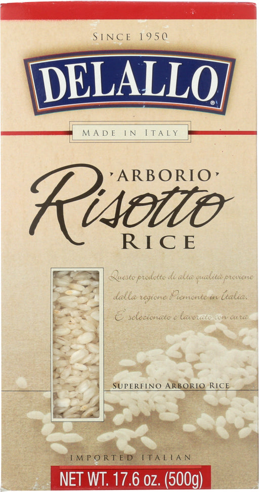 DELALLO: Rice Arborio Risotto, 17.6 oz - No Brand For Less 