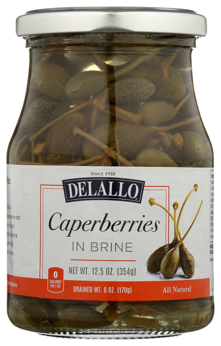 DELALLO: Caperberries in Brine, 12.5 oz - No Brand For Less 