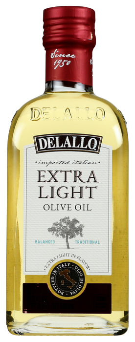 DELALLO: Oil Olive Extra Light, 16.9 oz - No Brand For Less 