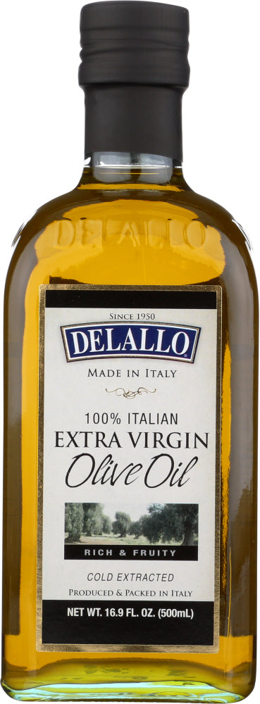 DELALLO: Oil Olive Extra Virgin, 16.9 oz - No Brand For Less 