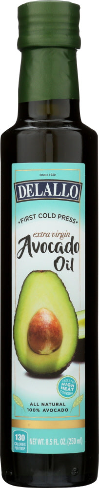 DELALLO: Oil Avocado Extra Virgin, 8.5 oz - No Brand For Less 