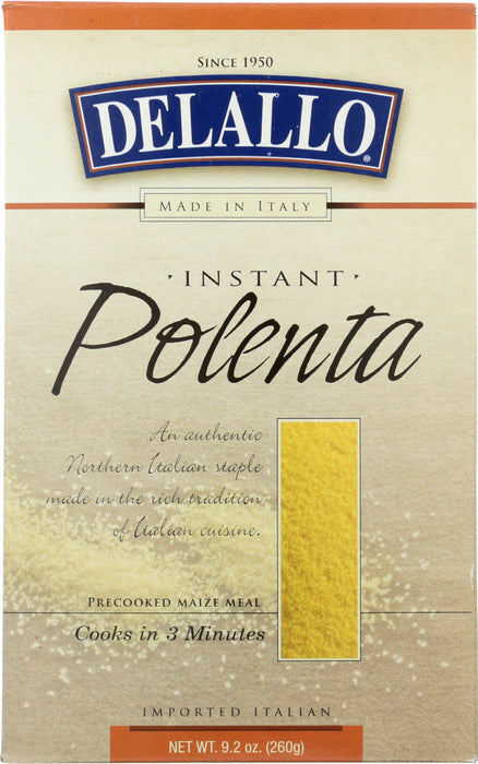 DELALLO: Polenta Instant, 9.2 oz - No Brand For Less 