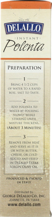 DELALLO: Polenta Instant, 9.2 oz - No Brand For Less 