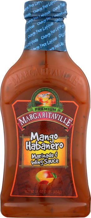 MARGARITAVILLE: Mango HabaÃ±ero Marinade Wing Sauce, 16 oz