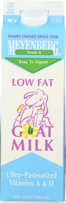 MEYENBERG: Low Fat Goat Milk, 32 oz