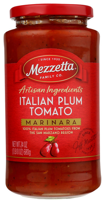 MEZZETTA: Italian Plum Tomato Marinara, 24 oz