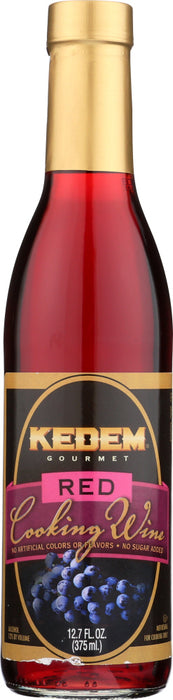 KEDEM: Cooking Wine Red, 12.7 oz