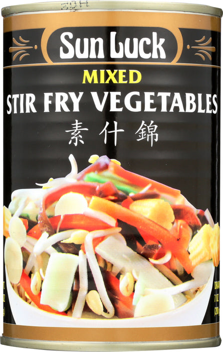 SUN LUCK: Mixed Stir Fry Vegetables, 14 oz