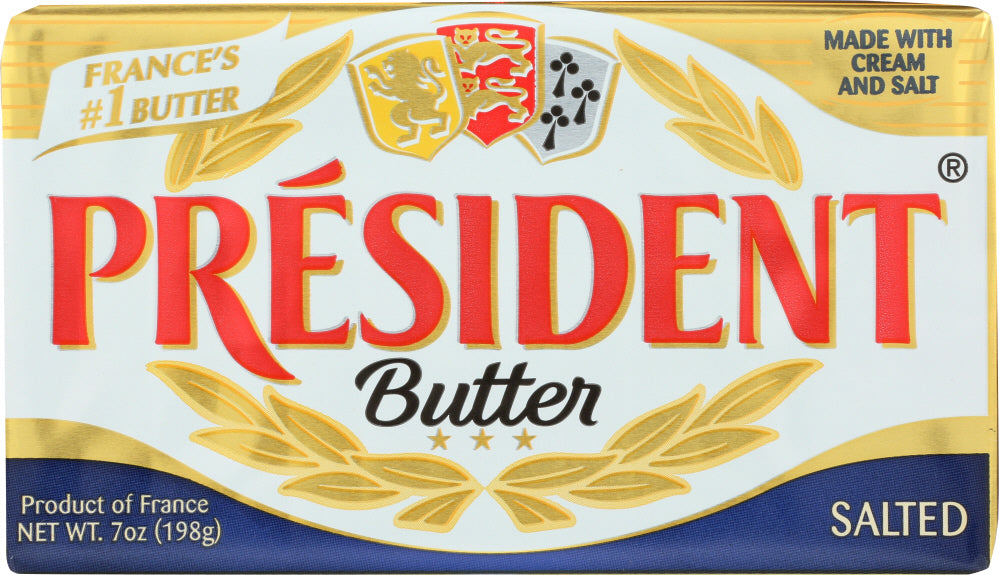 PRESIDENT: Salted Butter, 7 oz