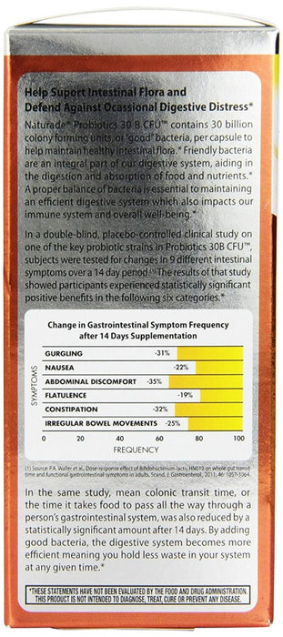 NATURADE: Probiotics 30 B CFU, 30 cp