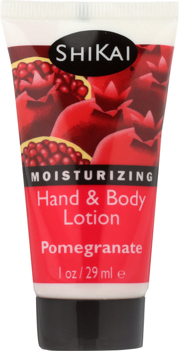 SHIKAI: Hand and Body Lotion Pomegranate, 1 oz