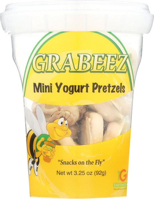 GRABEEZ SNACK CUPS: Mini Yogurt Pretzels Snack Cup, 3.25 oz - No Brand For Less 