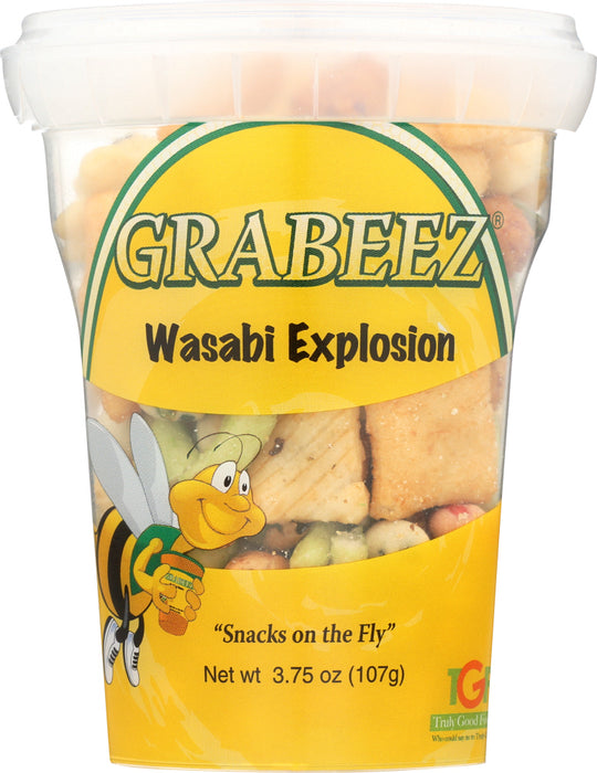 GRABEEZ SNACK CUPS: Wasabi Explosion Snack Cup, 3.75 oz - No Brand For Less 