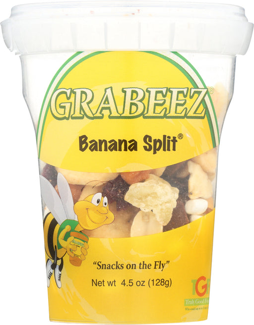 GRABEEZ SNACK CUPS: Banana Split Snack Cup, 4.5 oz - No Brand For Less 