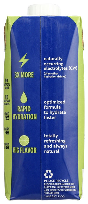 ZICO: Water Hydrate Coconut Lime, 16.9 fo