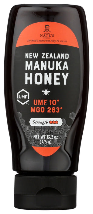 NATURE NATE'S: Honey Manuka 263 Mgo, 13.2 oz