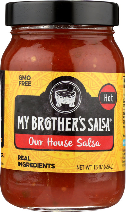 MY BROTHERS SALSA: Salsa House Hot, 16 oz