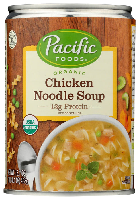 PACIFIC FOODS: Soup Chicken Noodle Org, 16.1 OZ