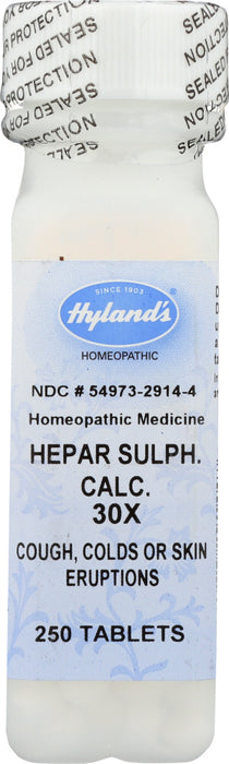 HYLAND: Hepar Sulph 30X, 250 tb