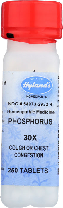 HYLAND: Phosphorus 30X, 250 tablets