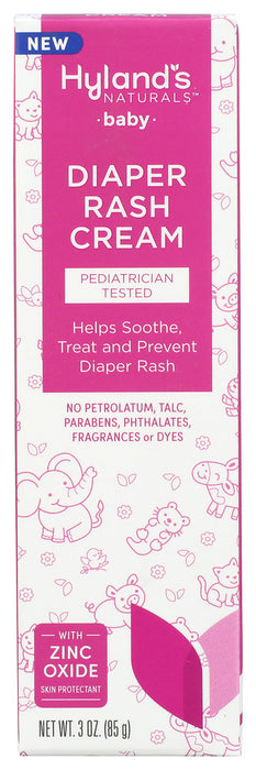 HYLANDS: Baby Diaper Rash Cream, 3 oz