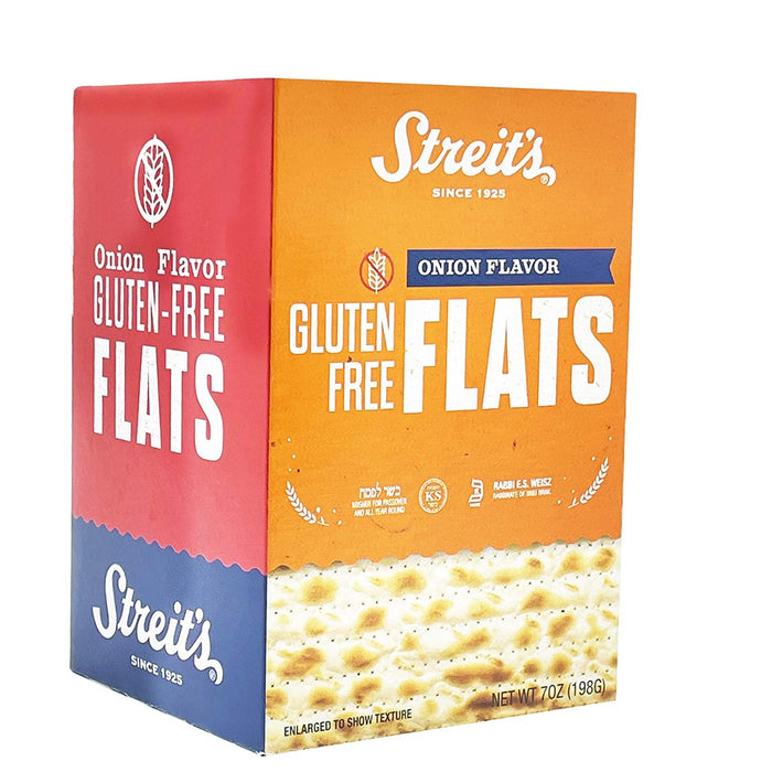 STREITS: Matzo Flats Onion, 7 oz