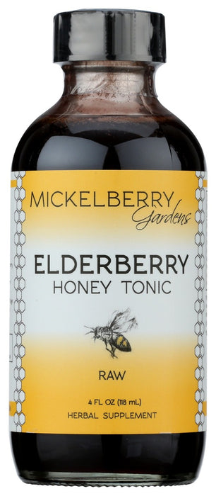 MICKELBERRY  GARDENS: Tonic Elderberry Honey, 4 fo