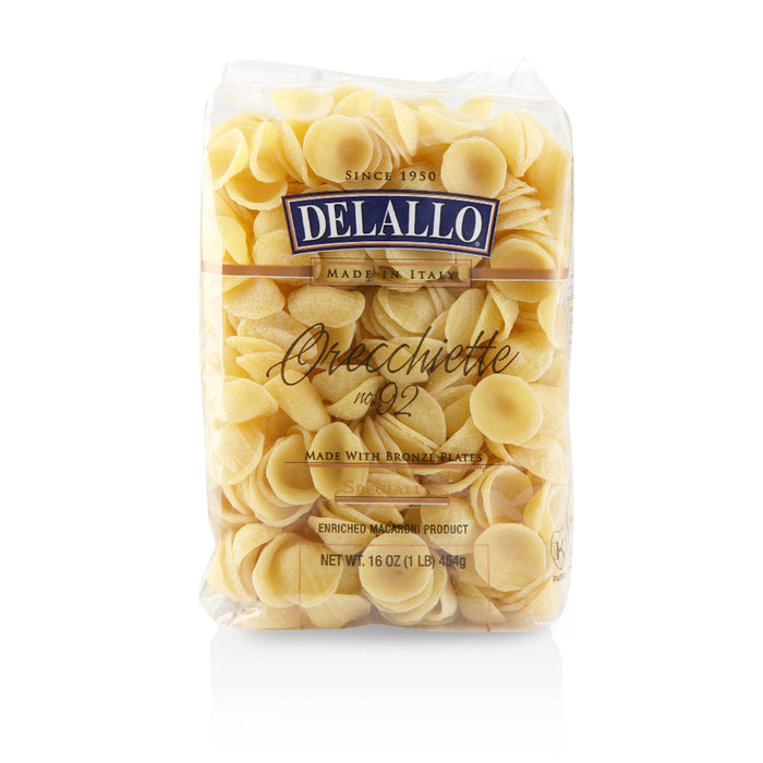 DELALLO: Pasta Bag Orecchiette, 16 oz - No Brand For Less 