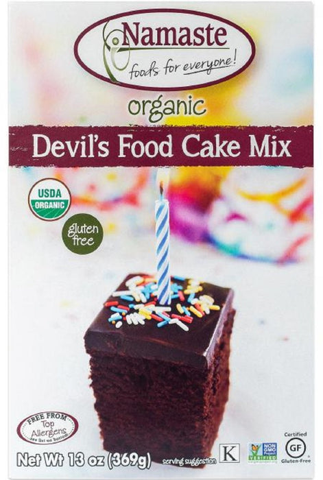 NAMASTE FOODS: Organic Devil's Food Cake Mix, 13 oz