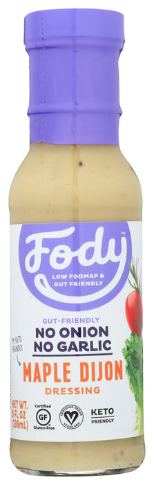 FODY FOOD CO: Low FODMAP Maple Dijon Salad Dressing, 8 fl oz - No Brand For Less 