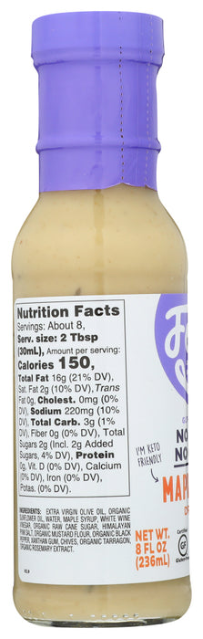 FODY FOOD CO: Low FODMAP Maple Dijon Salad Dressing, 8 fl oz - No Brand For Less 