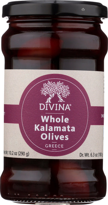 DIVINA: Olive Kalamata, 6.3 oz - No Brand For Less 