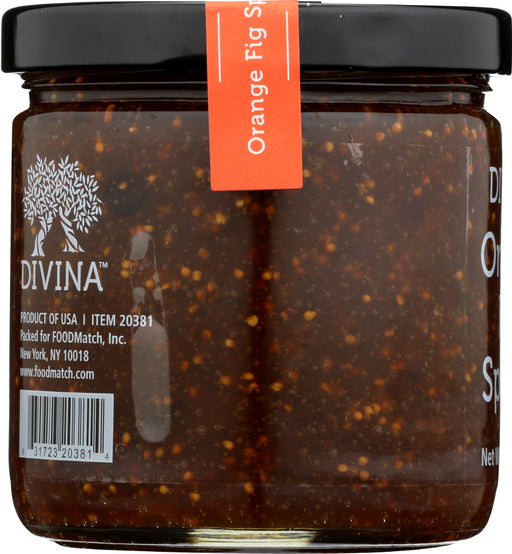 DIVINA: Orange Fig Specialty Spread, 9 oz - No Brand For Less 