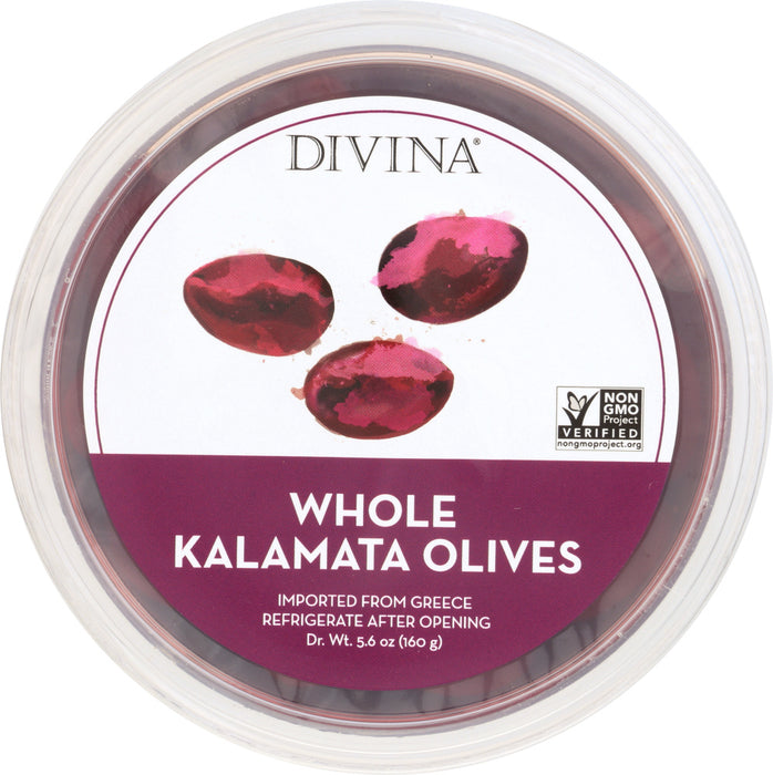 DIVINA: Olive Kalamata Whole Natural, 5.6 oz - No Brand For Less 