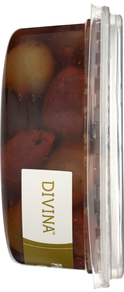 DIVINA: Olive Mix Greek Pitted Natural, 5.3 oz - No Brand For Less 