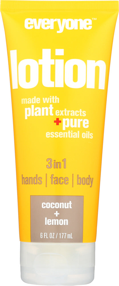 EVERYONE: 3 in 1 Lotion Coconut & Lemon, 6 oz - No Brand For Less 