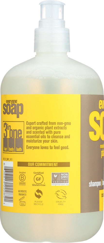 EVERYONE: 3-in-1 Soap Coconut Lemon, 16 oz - No Brand For Less 