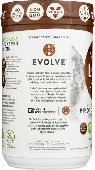 EVOLVE: Protein Powder Classic Chocolate, 1 lb - No Brand For Less 