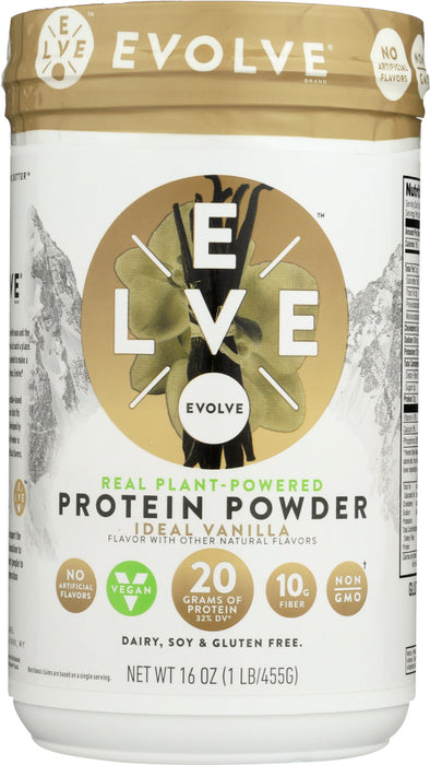 EVOLVE: Protein Powder Ideal Vanilla, 1 lb - No Brand For Less 