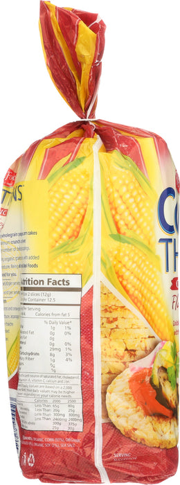 REAL FOODS: Corn Thin Flax & Soy Organic, 5.3 oz