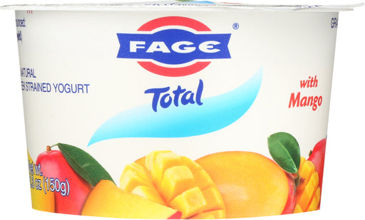 FAGE TOTAL GREEK: Mango Yogurt Total, 5.3 oz - No Brand For Less 