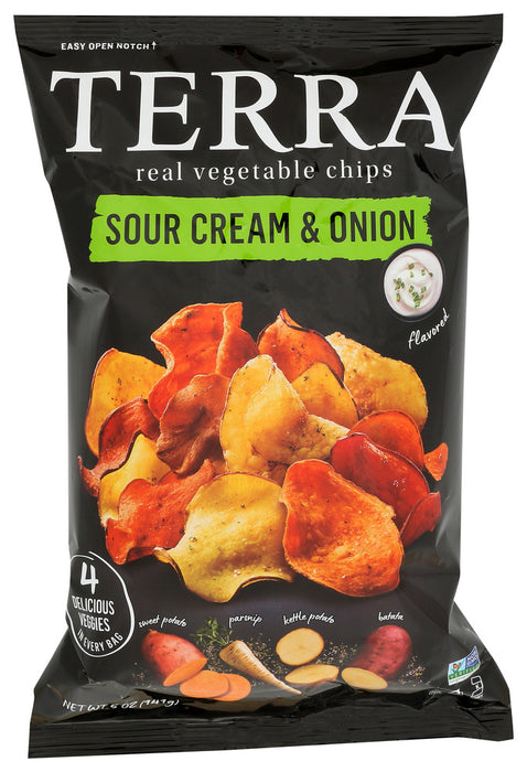 TERRA CHIPS: Sour Cream And Onion Chips, 5 oz