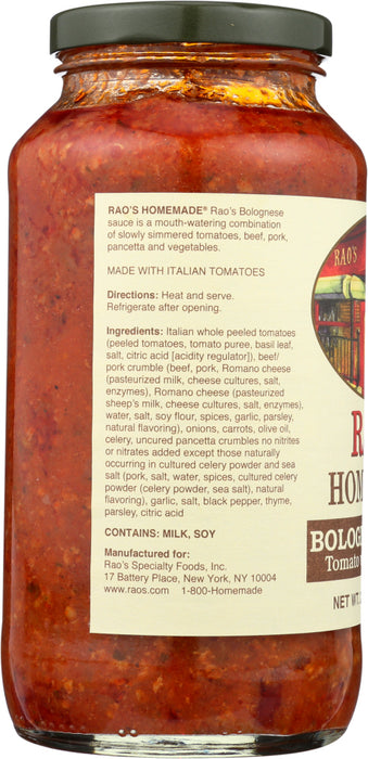 RAOS: Bolognese Sauce, 24 oz