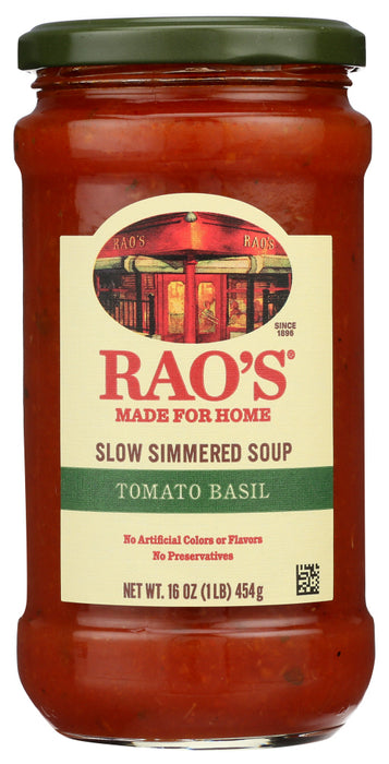 RAOS: Tomato Basil Slow Simmered Soup, 16 oz