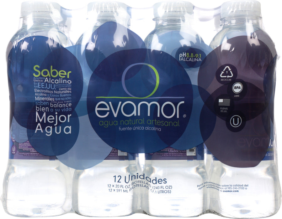 EVAMOR: Water Artesian 12 pk, 240 fo - No Brand For Less 